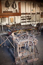 Tools in the blacksmith shop. Heritage Park, San Diego. - Photo #26331