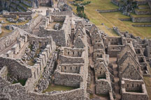 Visitor's houses. Machu Picchu, Peru. - Photo #9931