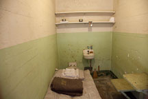 Tiny prison cell in Alcatraz. - Photo #22132