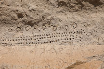 Native american rock art. Petroglyph Point, Lava Beds NM, California. - Photo #27233