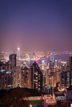 Skyline from Victoria Peak. Hong Kong, China. - Photo #14934