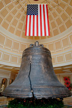 Liberty bell replica. The Bellagio, Las Vegas, Nevada, USA. - Photo #13537