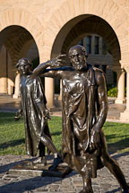 The Burghers of Calais, a sculpture by August Rodin. Stanford University. - Photo #16738