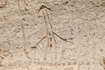 Petroglyph of human figure. Petroglyph Point, California. - Photo #27238
