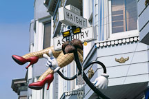 Haight Ashbury sign. San Francisco, California, USA. - Photo #139