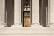 Entrance to the US Supreme Court. Washington, D.C. - Photo #29204