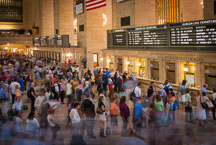 Purchasing tickets at Grand Central Station. New York City, New York, USA. - Photo #13004