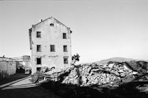 Rubble pile and storehouse. Alcatraz, San Francisco, California. - Photo #804