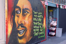 Mural and store. Haight Ashbury, San Francisco, California, USA. - Photo #140
