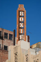 Roxie theater sign. Los Angeles, California, USA. - Photo #7940