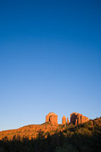 Sunset on Cathedral Rock. Sedona, Arizona. - Photo #17641