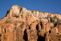Zion Canyon seen from Emerald Pool Trail. Zion NP, Utah. - Photo #19441