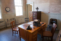 Office in the detection barracks. Angel Island Immigration Station. - Photo #22042