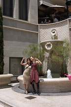 Asian tourists posing for a picture. Beverly Hills, California, USA - Photo #7343