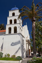 Bell tower of the Catholic church of the Immaculate Conception. Old Town, San Diego. - Photo #26343