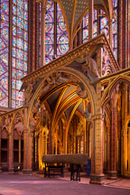Interior of Sainte Chapelle. Paris, France. - Photo #31445