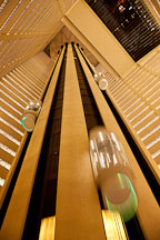 Elevators in the Marriot Marquis. New York City. - Photo #25246