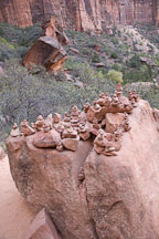 Rock Piles. Zion NP, Utah. - Photo #19446