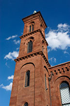 A tower of the Smithsonian Castle. Washington, D.C., USA - Photo #11346