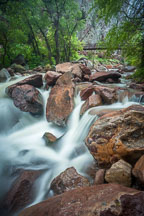 Water flowing over rocks in Eldorado Canyon State Park. - Photo #33146