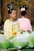 Young asian woman at the San Jose Holiday Parade. San Jose, California, USA. - Photo #5149