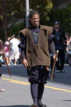 Man with wooden sword. Japantown, San Francisco, California, USA. - Photo #3705