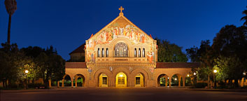 Panorama of Stanford Memorial Church. - Photo #25405