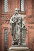 Statue of Joseph Henry before the Smithsonian. Washington, D.C. - Photo #29353