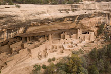 Cliff Palace is the largest cliff dwelling in North America. Mesa Verde NP, Colorado. - Photo #18554