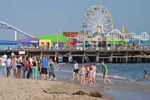 Santa Monica beach, California, USA. - Photo #7054