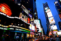 Time Square at night. New York City, New York, USA. - Photo #13055