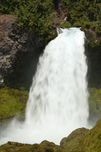 Sahalie Falls in Willamette National Forest. Oregon. - Photo #27956