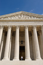 Visitor to the U.S. Supreme Court. Washington, D.C., USA. - Photo #11256