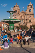 Plaza de Armas and Iglesia de la Compania de Jesus. Cusco, Peru. - Photo #9257