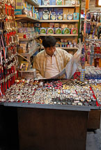 Watch seller. Li Yuen Street, Hong Kong, China. - Photo #15057