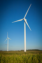 Wind turbines that are part of the Story County Wind Farm. Iowa. - Photo #33058