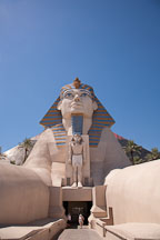 Sphinx at the entrance to the Luxor. Las Vegas, Nevada. - Photo #20006