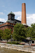 Smokestack at Baltimore Public Works Museum. Baltimore, Maryland, USA. - Photo #3860