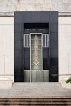 Front entrance to the Masonic Temple. Dallas, Texas. - Photo #24861