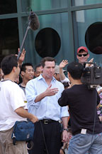 Mayor Gavin Newsom. Cherry blossom festival grand parade. Japantown, San Francisco, California, USA. - Photo #3662