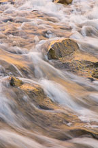 Rushing water of the North Fork Virgin River. Zion NP, Utah. - Photo #19262