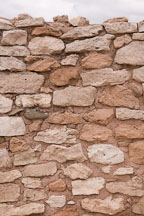 Stone and mortar wall. Tuzigoot National Monument, Arizona, USA. - Photo #17662