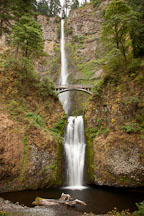 Multnomah Falls and Benson Bridge. - Photo #28263