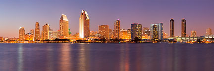 San Diego skyline panorama. - Photo #25967
