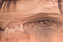 Mummy Cave Ruin is a large Kayenta Anasazi dwelling. Canyon de Chelly NM, Arizona. - Photo #18468