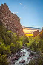 Sunrise on the inner canyon. Eldorado Canyon State Park, Colorado. - Photo #33169
