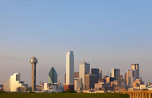 Dallas skyscrapers in the late afternoon. - Photo #25007