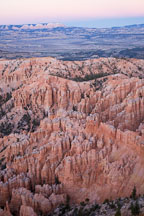 Moments after sunset at Bryce Point. Bryce Canyon NP, Utah. - Photo #19207