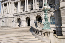 Steps to the Library of Congress. Washington, D.C., USA. - Photo #11307