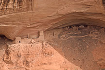 Mummy Cave Ruin takes its name from two mummified bodies found on the site. Canyon de Chelly NM, Arizona. - Photo #18370